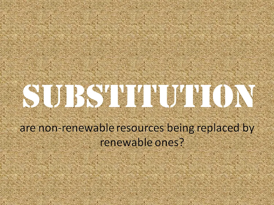 Substitution